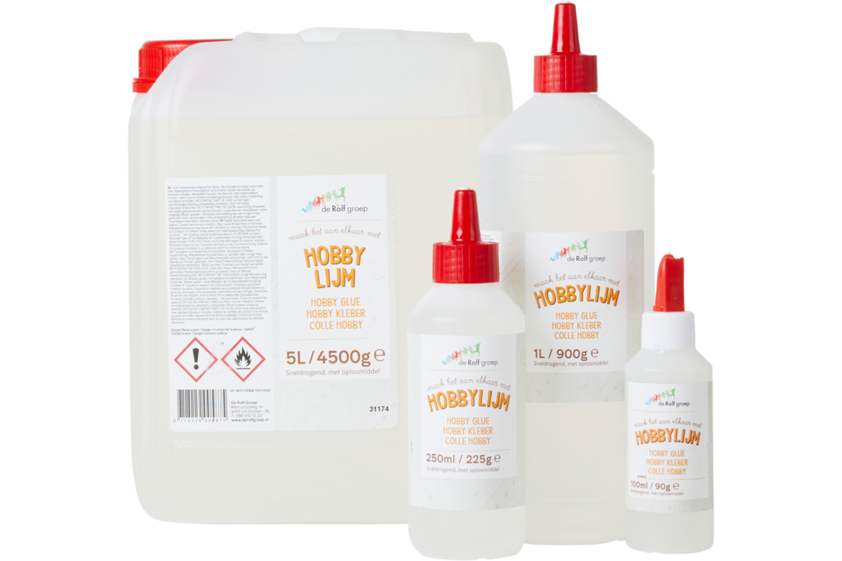 Hobbylijm | de Rolf groep | Top Koll met oplosmiddel, 250 ml