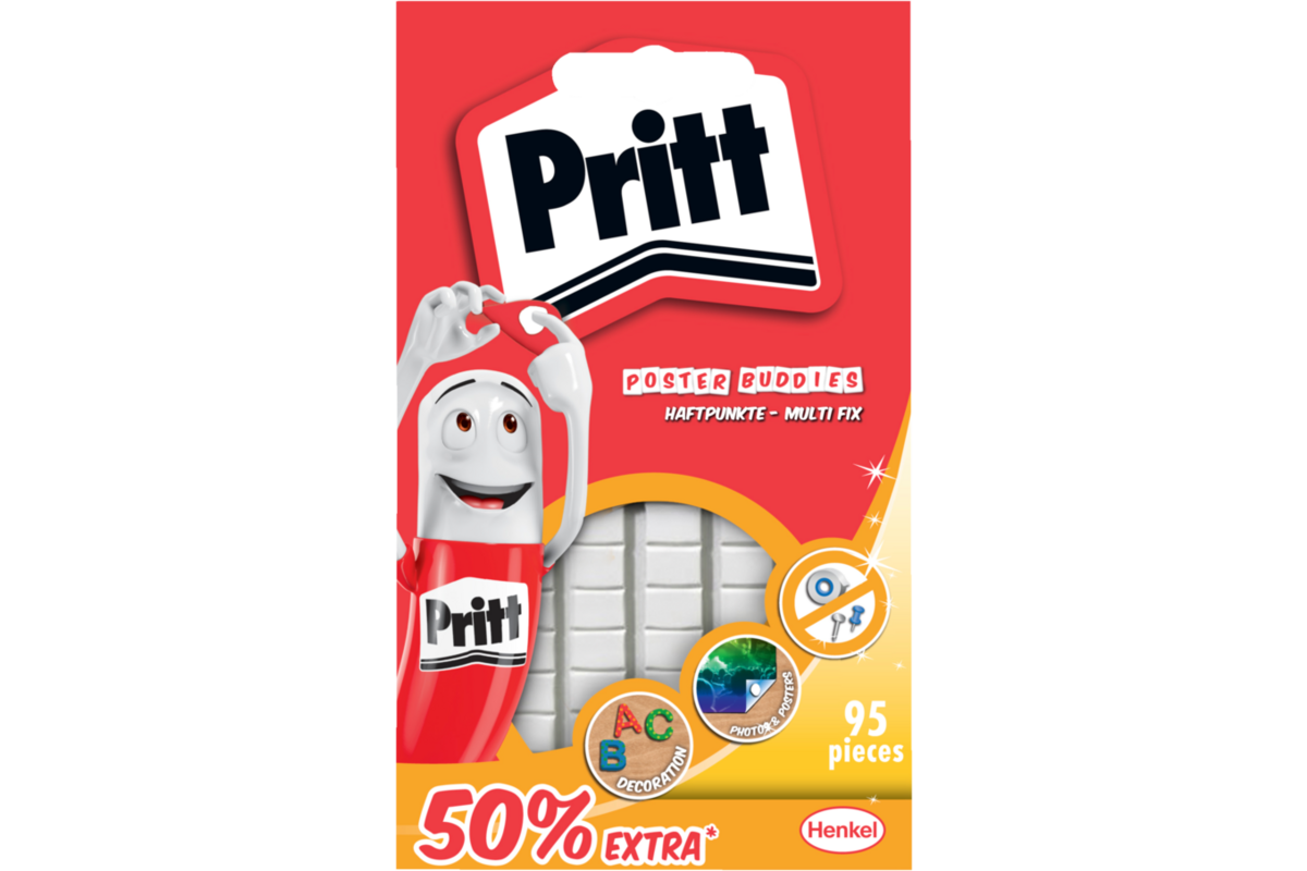 Posterbuddies Pritt + 50% gratis