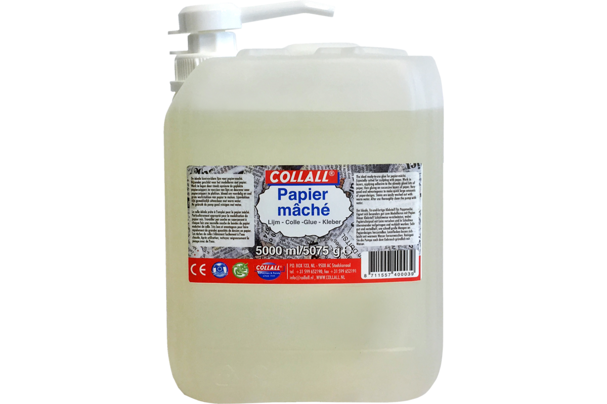 Papier maché lijm 5 liter met doseerpomp
