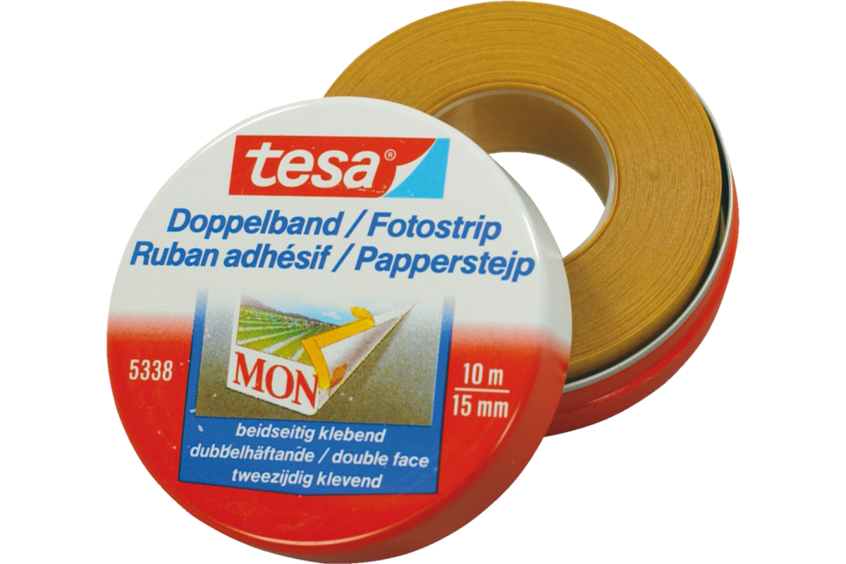 Plakband dubbelzijdig Tesa 15 mm x 10 meter