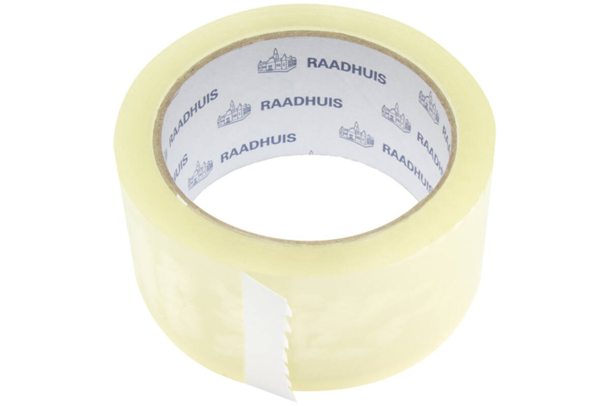 Plakband transparant 48 mm x 66 meter extra sterk