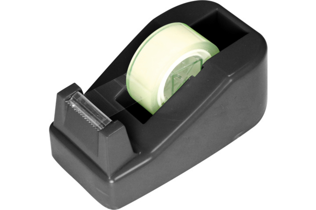 Plakbandhouder compact model assorti, incl.  2 rollen
