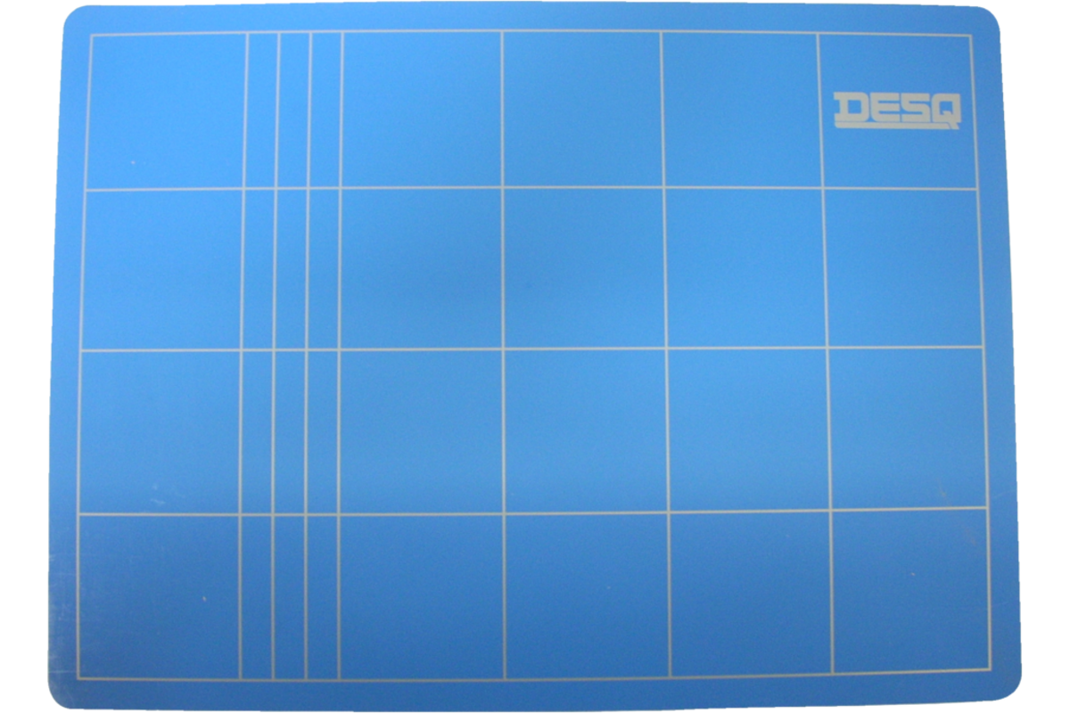 Snijmat 22x30cm 3-laags, blauw
