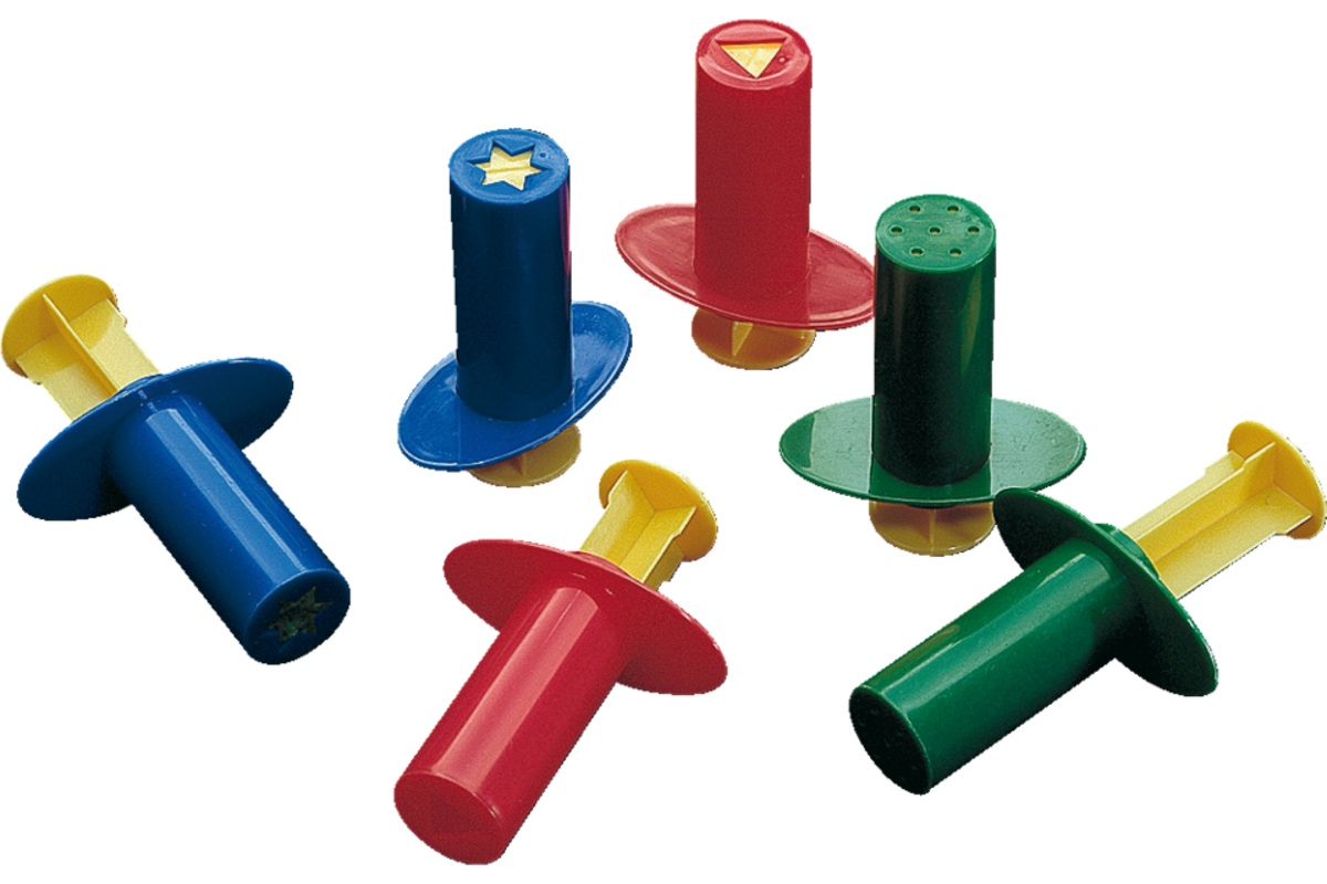 Kleispuitjes, 6 stuks ass.