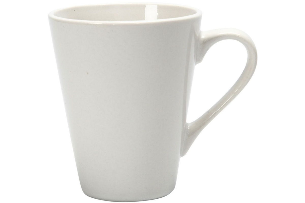 Mok porselein 250 ml wit, 12 stuks