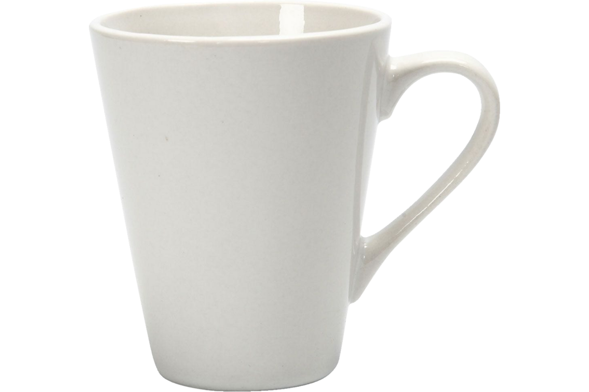 Mok porselein 250 ml wit, 12 stuks