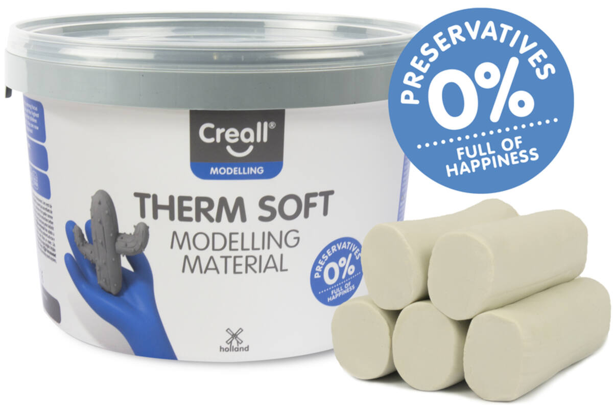 Klei Creall therm soft beige roze, 2 kg - vanaf 8 jaar