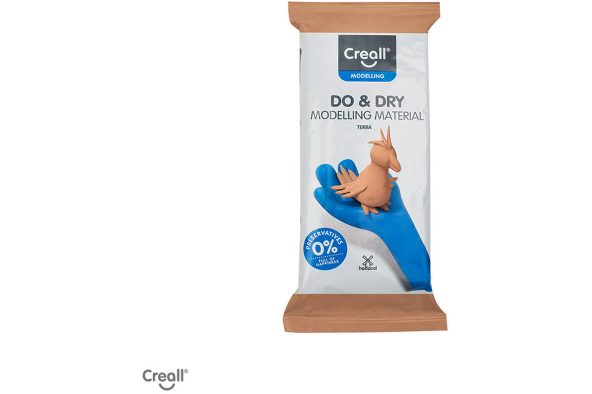 Klei zelfhardend Creall DO&DRY terracotta 500 gr.