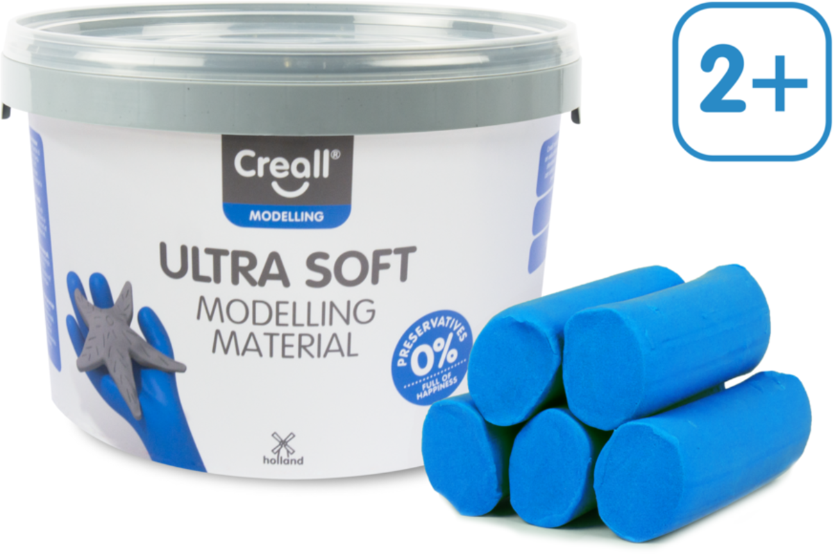 Klei Creall Ultra soft blauw, 1100 gram