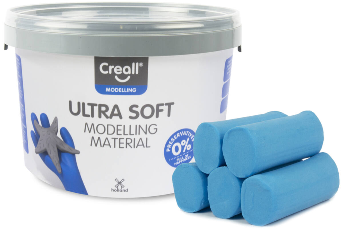 Klei Creall Ultra soft blauw, 1100 gram