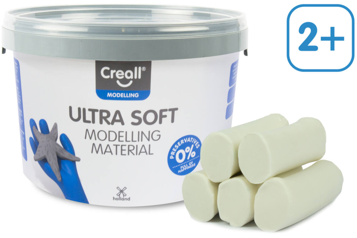 Klei Creall Ultra soft wit, 1100 gram