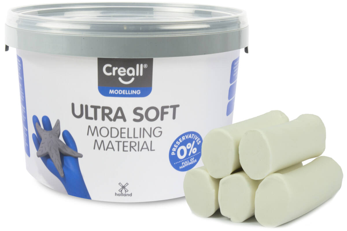 Klei Creall Ultra soft wit, 1100 gram