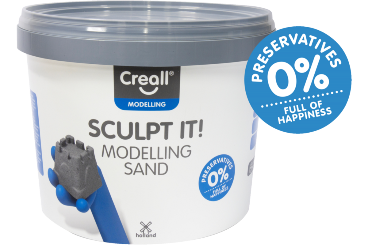 Modelleerzand Creall Sculpt it! naturel, 5000 ml