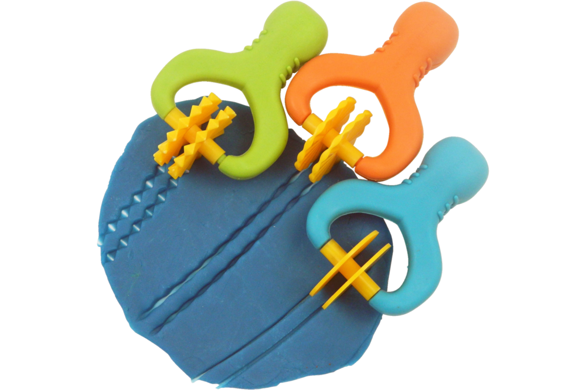Deegsnijder soft-grip, 3 stuks