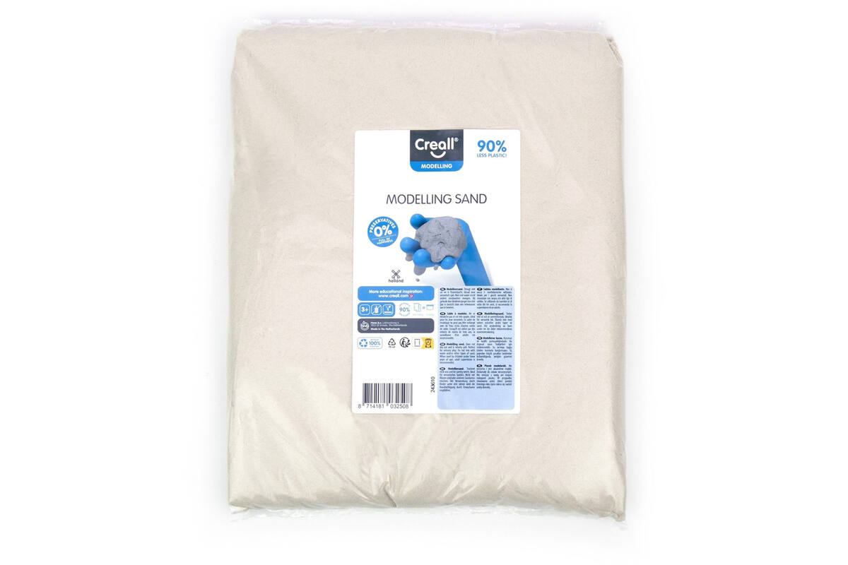 Modelleerzand Creall Sculpt it! naturel, 1750 gram