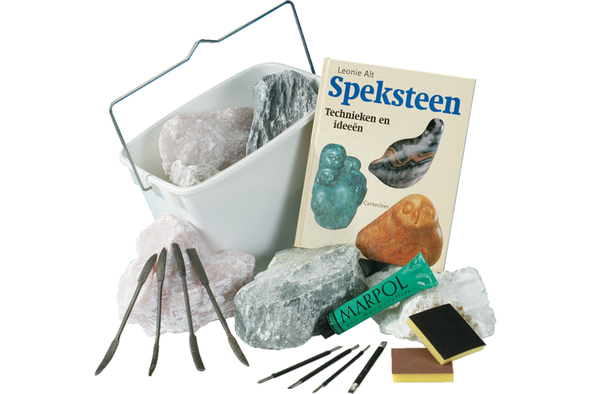 Speksteen gesorteerd, zak van 25 kg