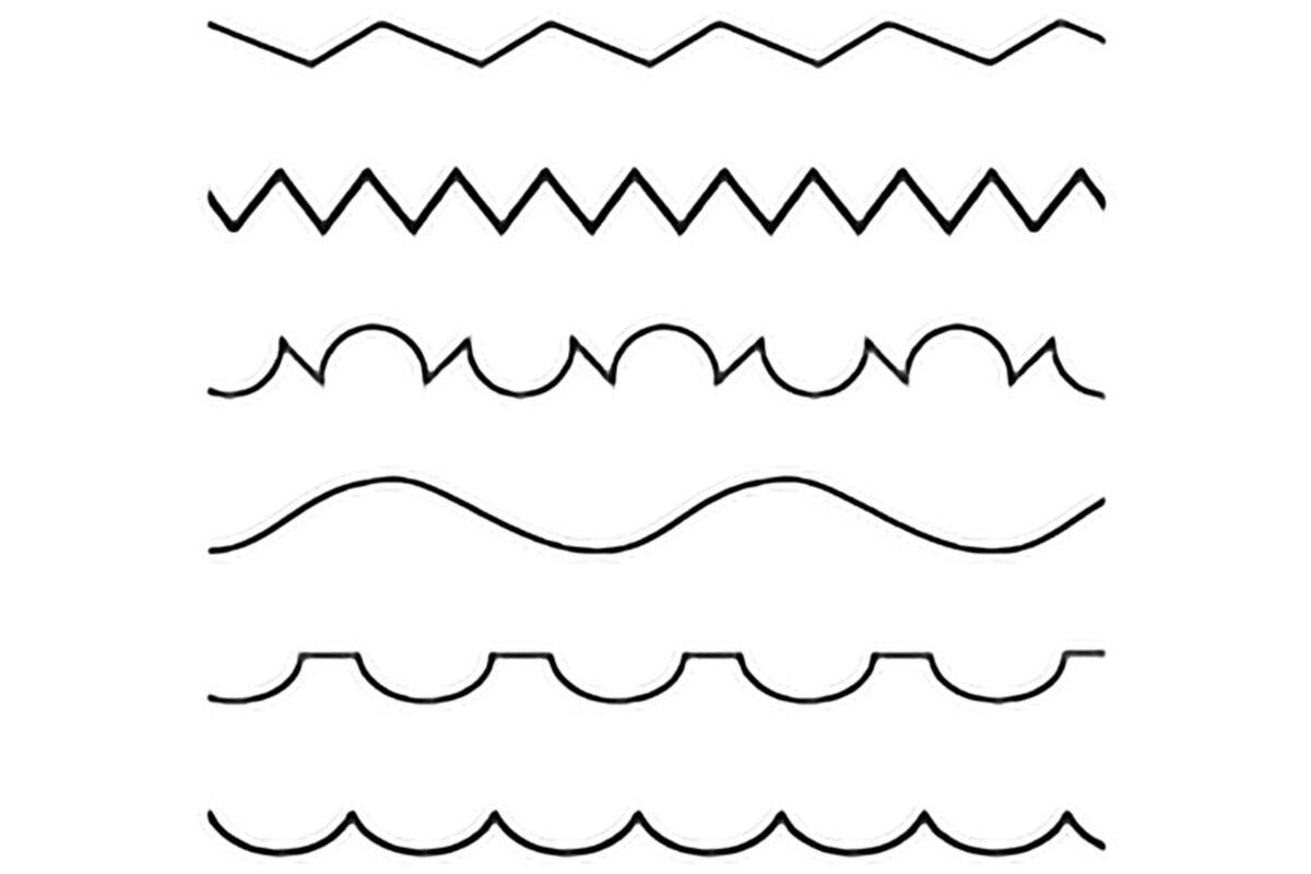Figuurschaar 14 cm assorti motieven, 6 stuks