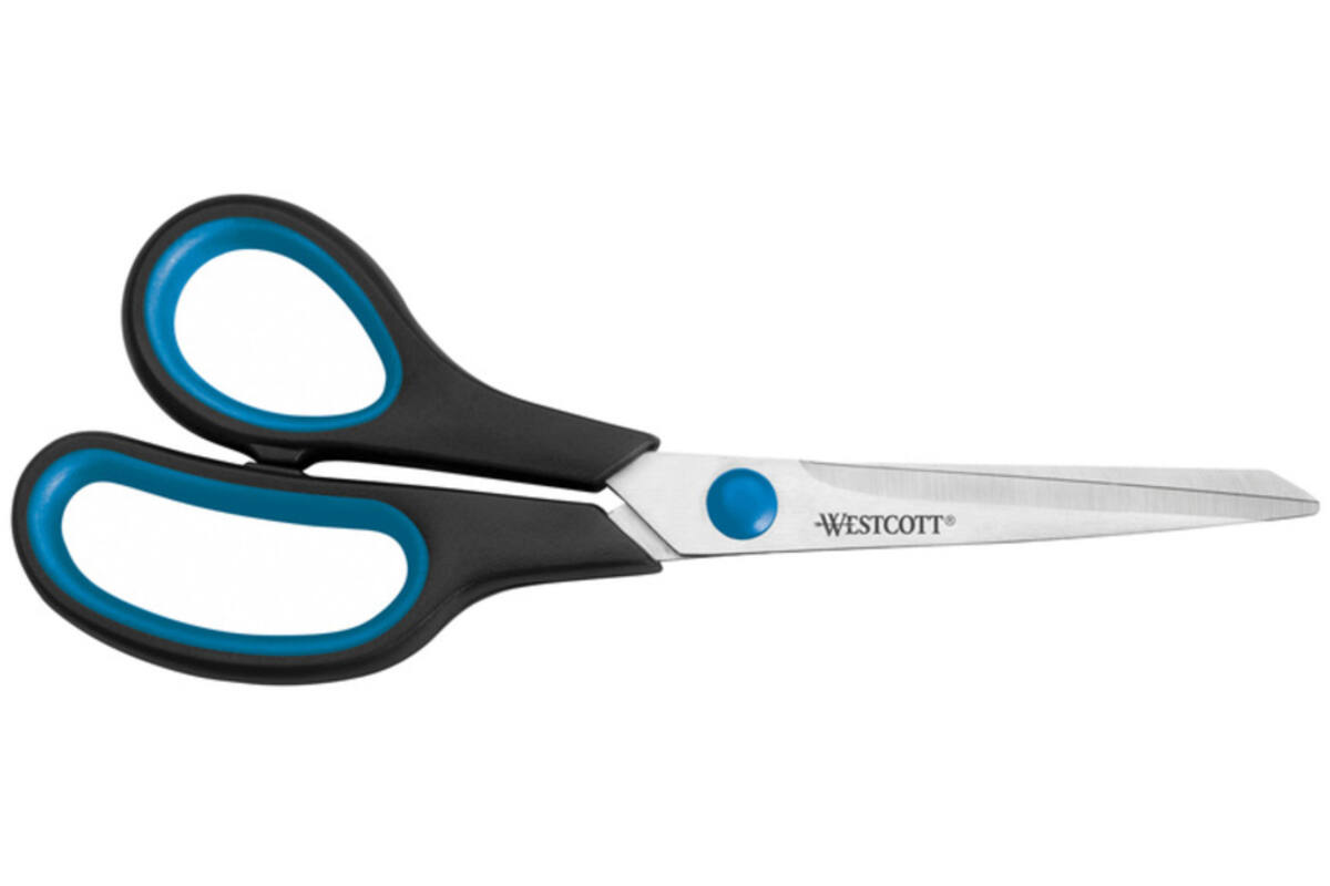 Schaar 21 cm soft-grip linkshandig