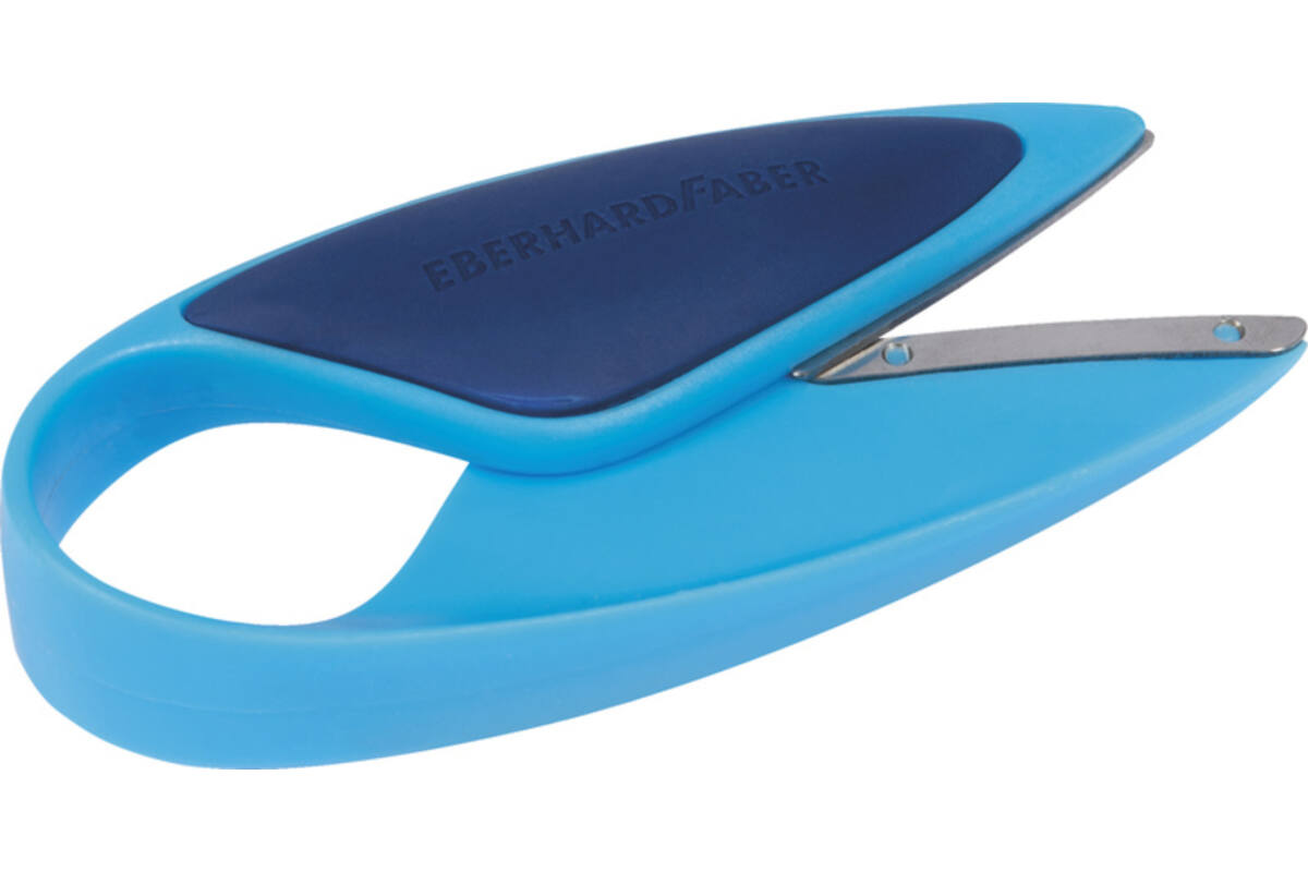 Schaar voor beginnende knipper blauw