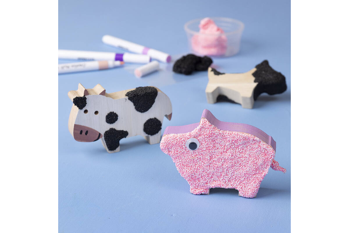 Klei foam clay 10 x 35 gr. ass.