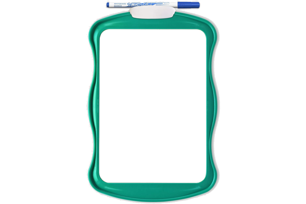 Whiteboard/wisbord BIC Velleda ECO groen, 24 stuks