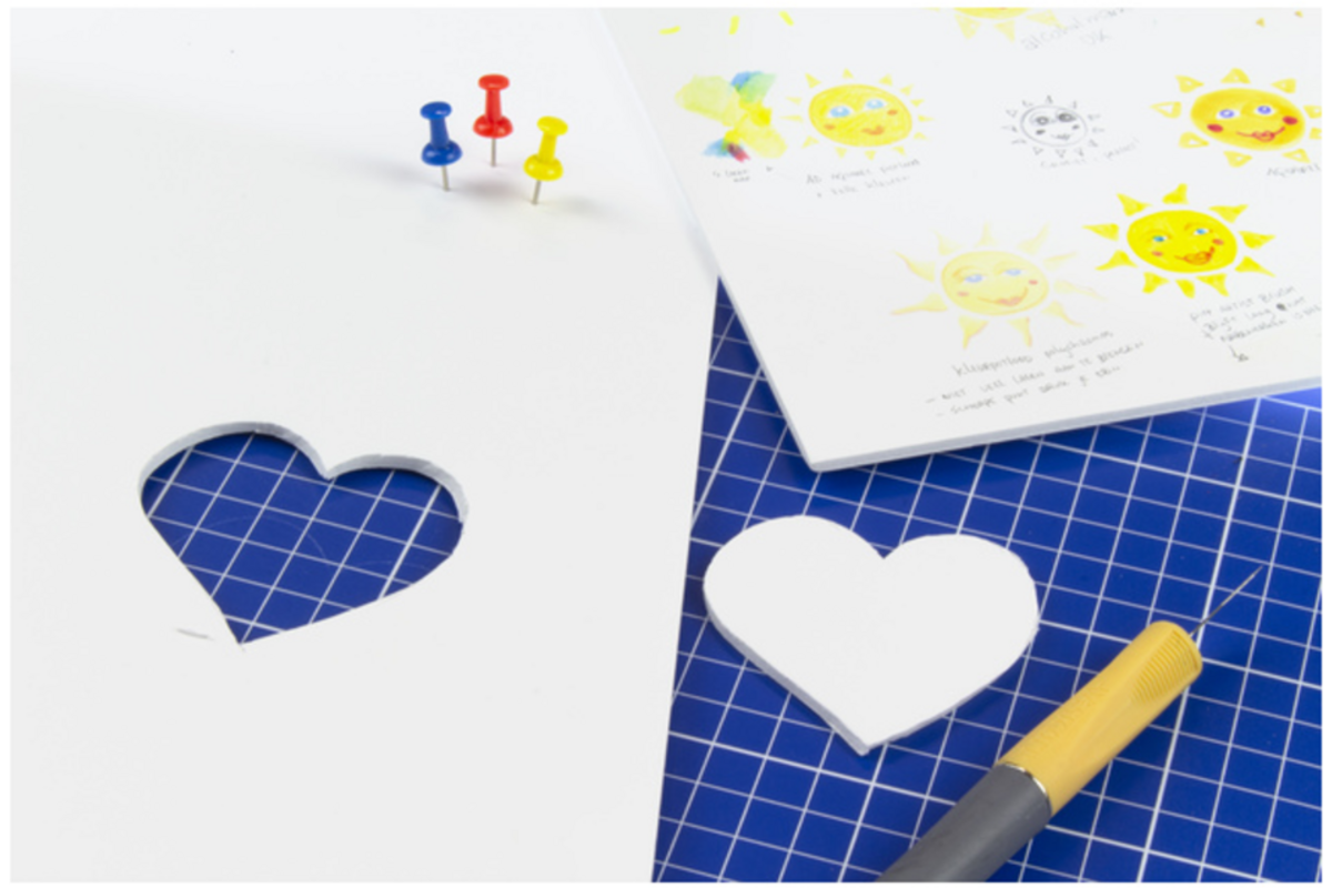 Foamboard A3 wit 5mm zelfklevend, 10 stuks