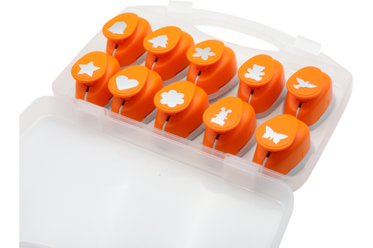 Figuurpons 25 mm assorti, 10 stuks