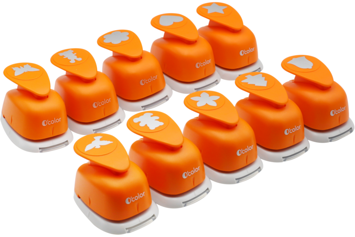 Figuurpons 25 mm assorti, 10 stuks