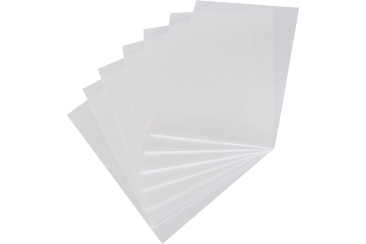 Krimpfolie wit 20 x 30 cm, 35 stuks