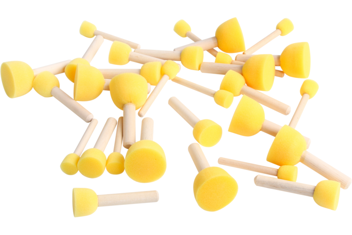 Sjabloonstempels assorti, 30 stuks