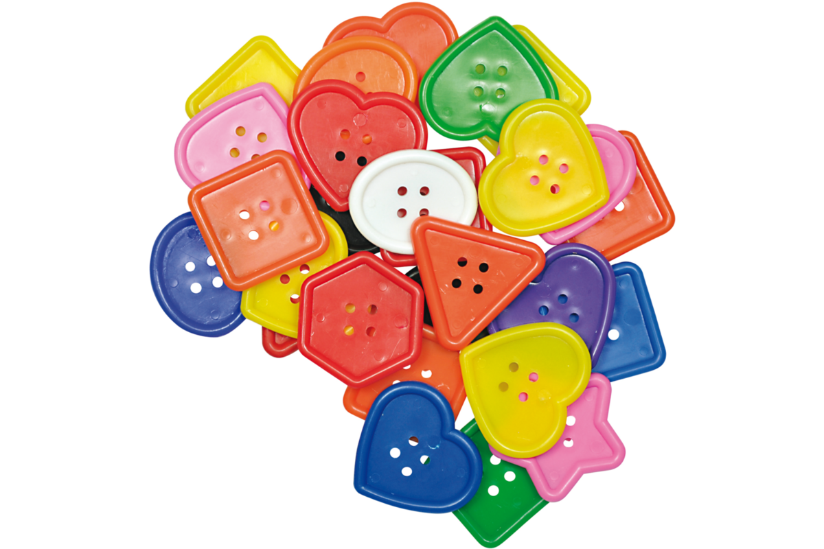 Knopen Big 5 cm, 30 stuks