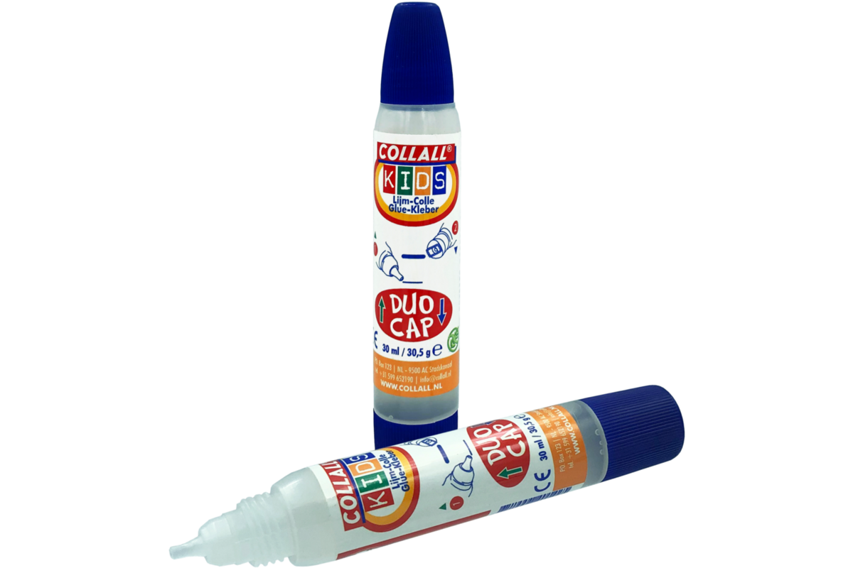 Kinderlijm in dubbelzijde lijmpen 30 ml, uitwasbaar