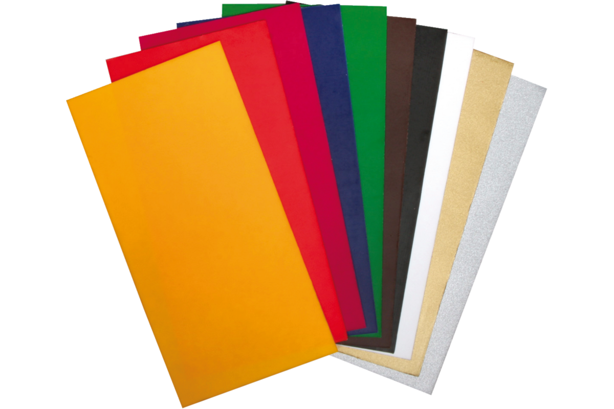 Kaarsendekorwas assorti 10 kleuren 20 x 10 cm