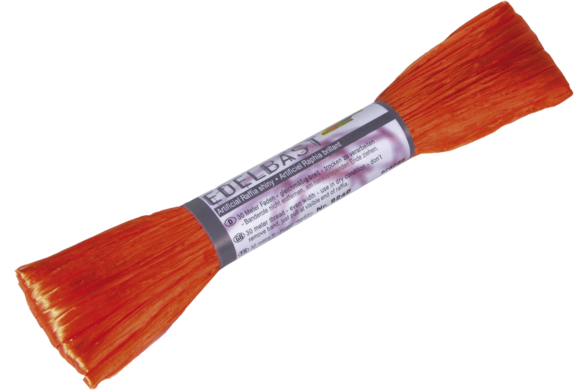Kunstraffia 10 gr. oranje circa 30 meter