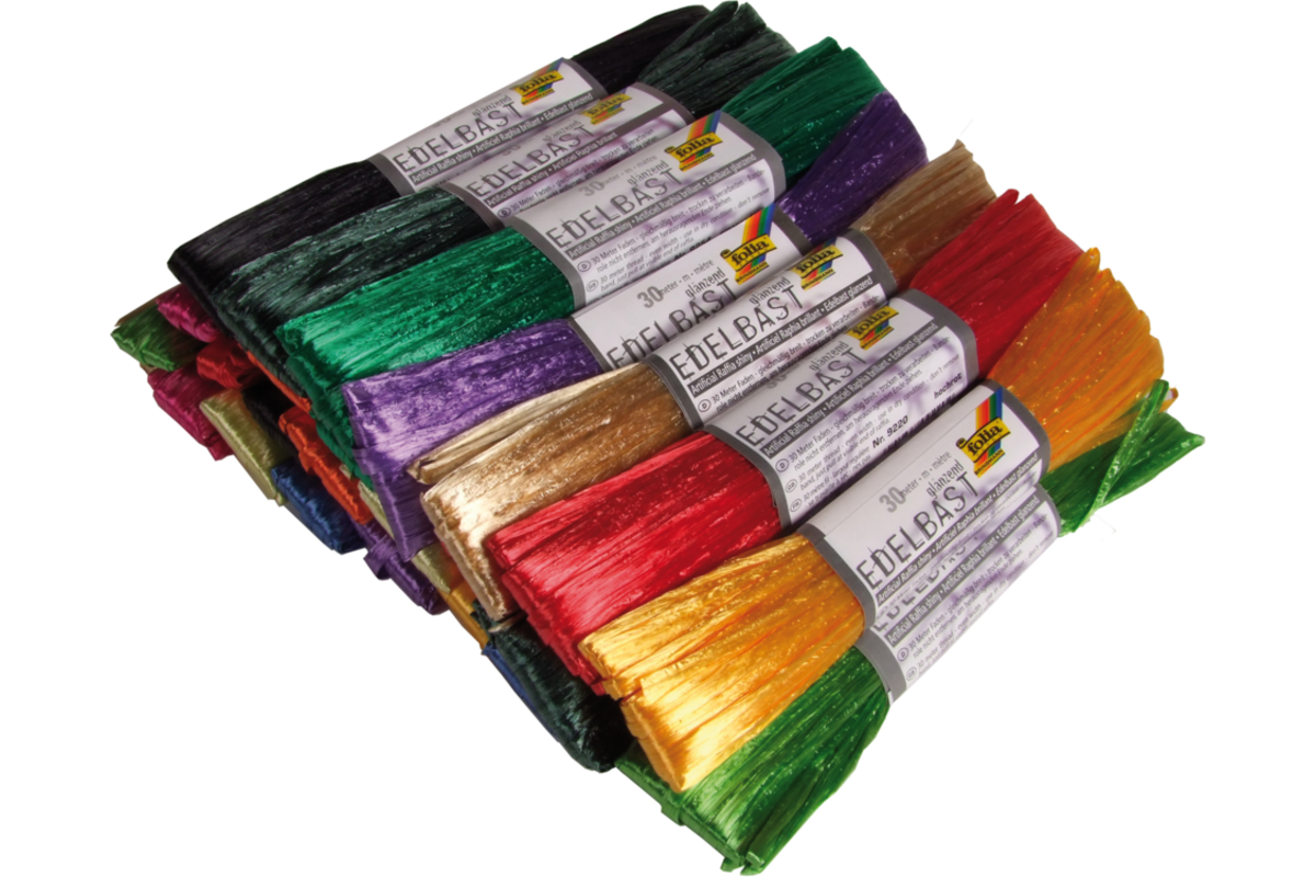 Kunstraffia assortiment 25 str. elk circa 30 meter