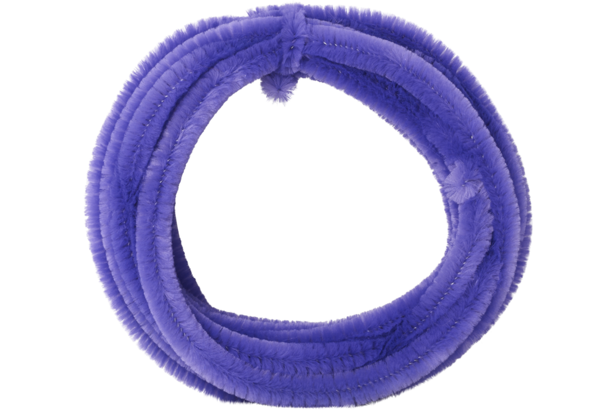 Chenilledraad 7 mtr x 9 mm lila