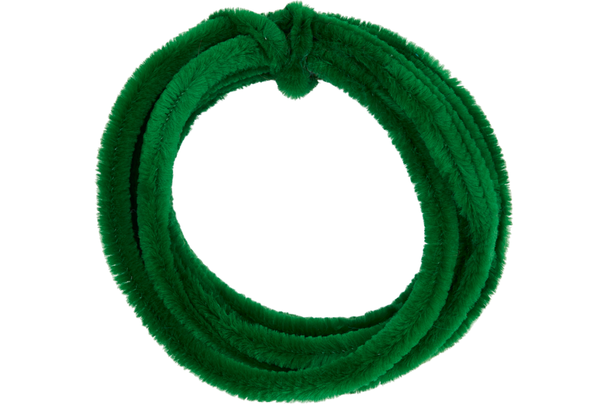 Chenilledraad 7 mtr x 9 mm groen