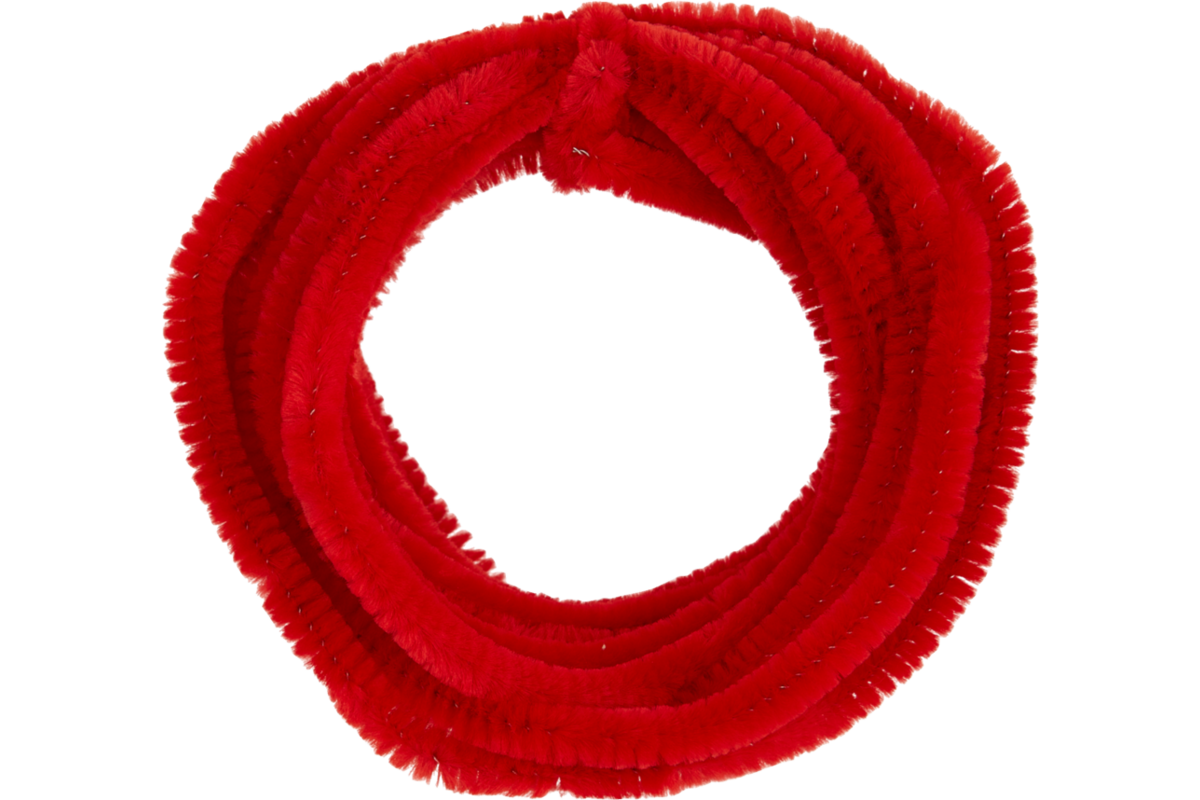 Chenilledraad 7 mtr x 9 mm rood