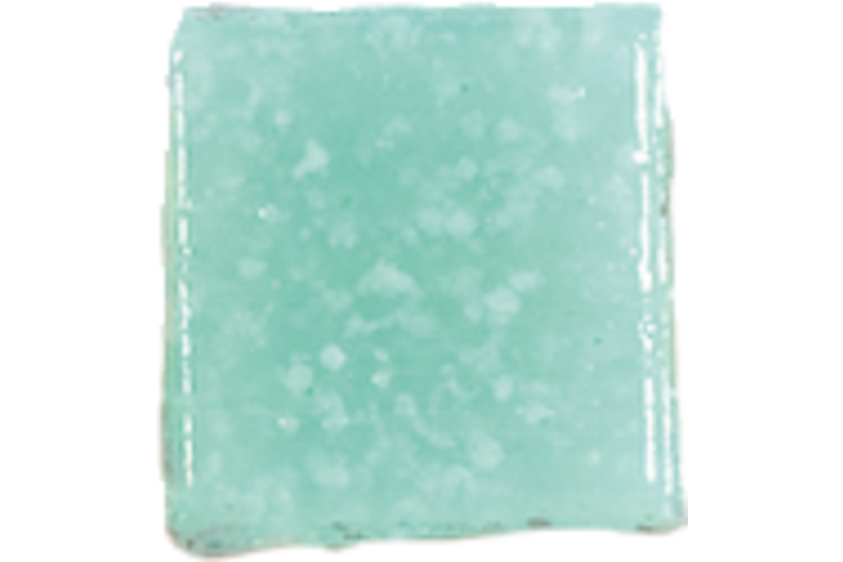 Glasmozaïek lichtgroen vierkant 1 x 1 cm, 300 stuks