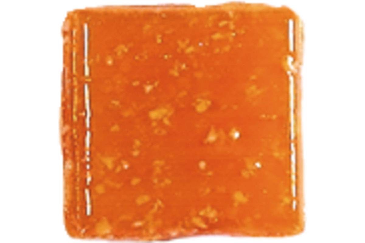 Glasmozaïek terra vierkant 1 x 1 cm, 300 stuks