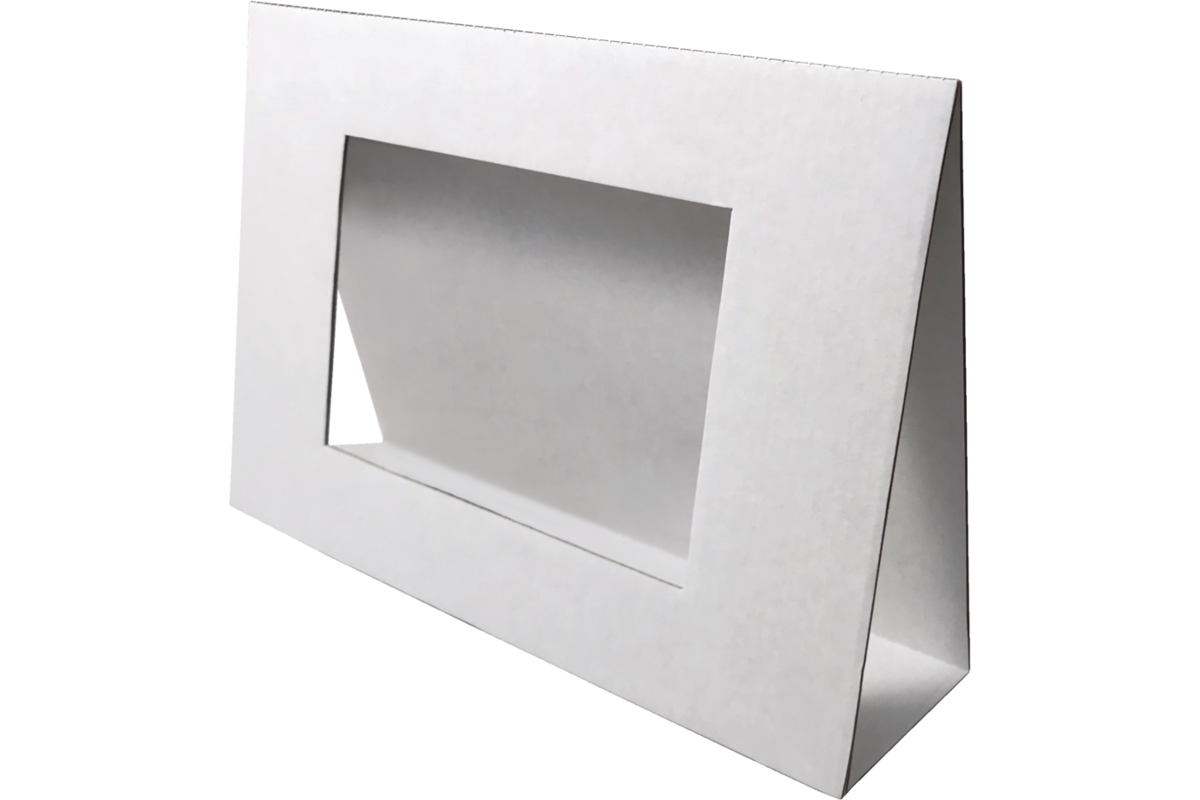 Fotolijst karton staand 18 x 27 cm, 24 stuks
