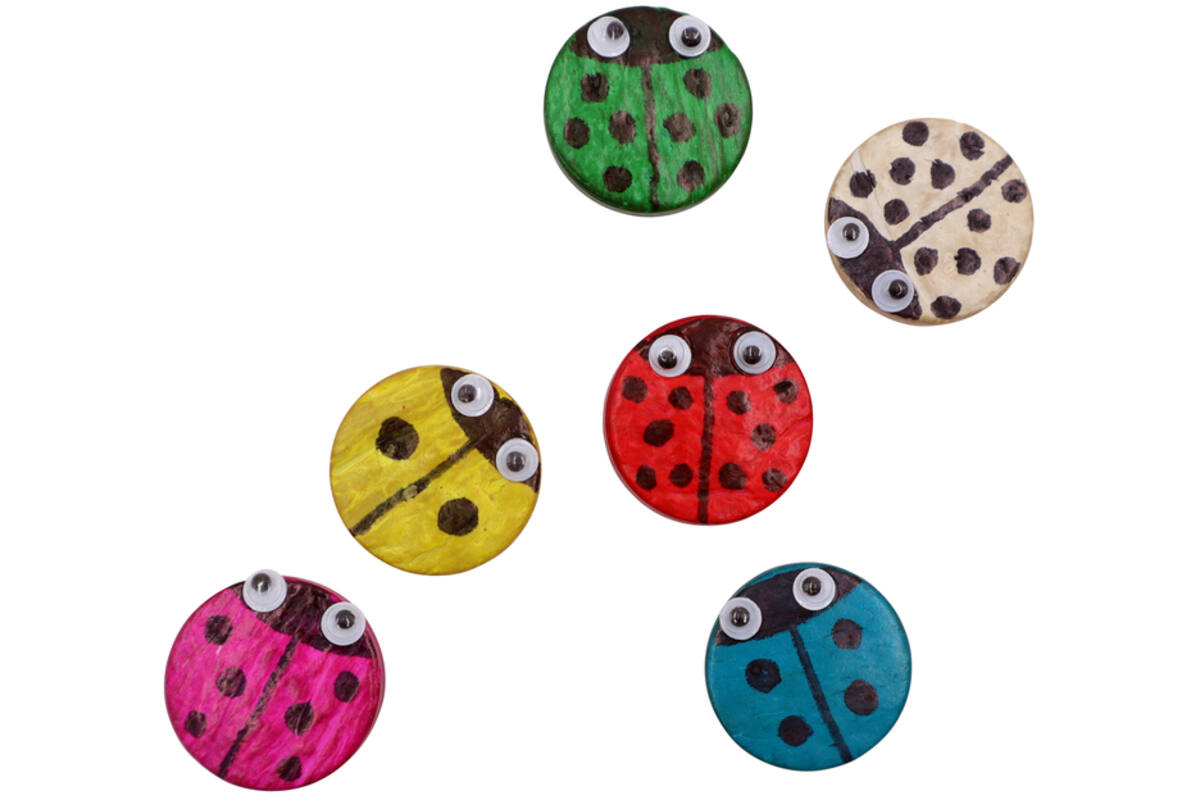 Kokosnoot rond assorti 25 mm, 250 gram