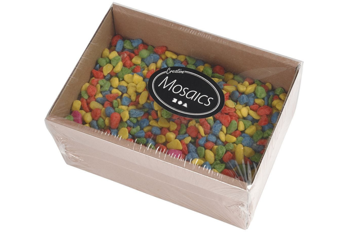 Mozaïek steentjes assorti, 2 kg