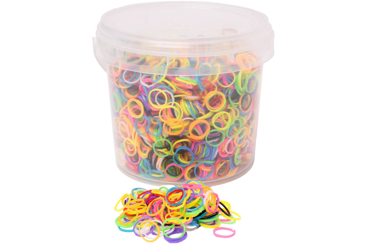Loom bandjes assorti, 5000 stuks