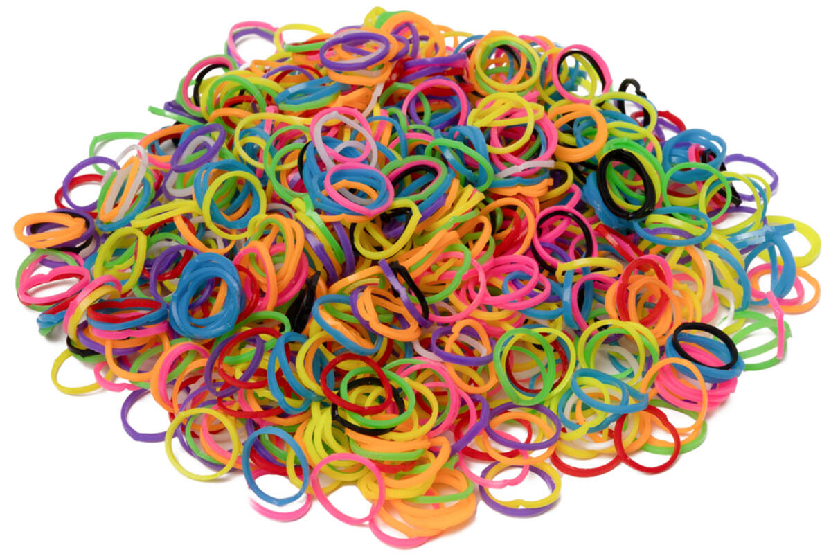Loom bandjes assorti, 5000 stuks