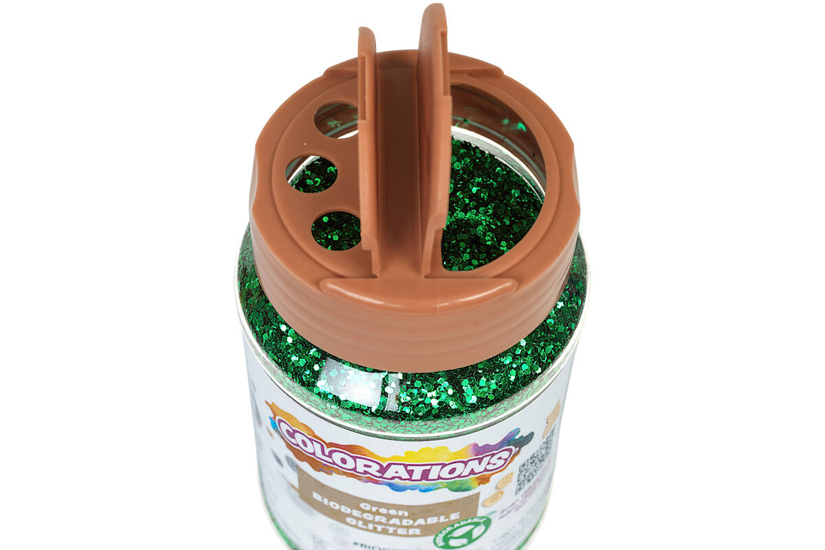 Glitter biologisch afbreekbaar 120 gram, groen