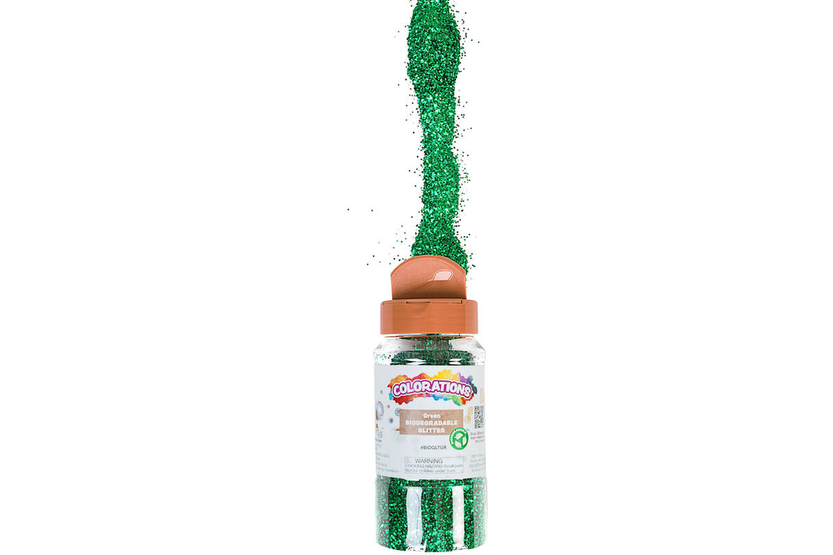 Glitter biologisch afbreekbaar 120 gram, groen
