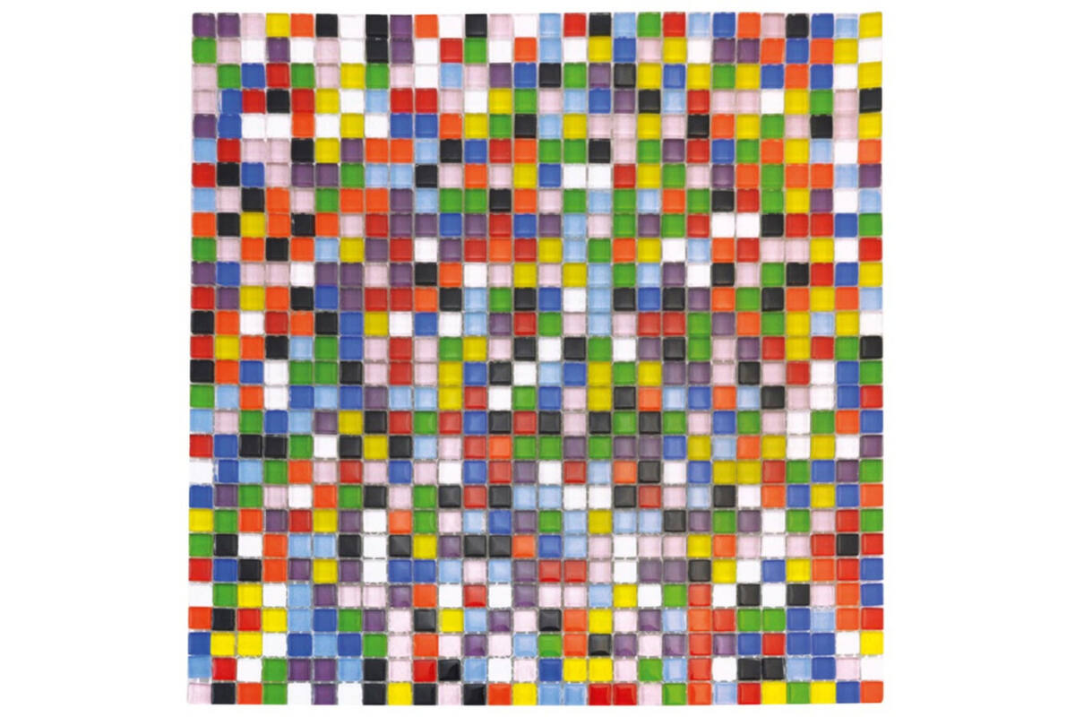 Mozaïek steentjes 12 x 12 mm assorti, 900 stuks