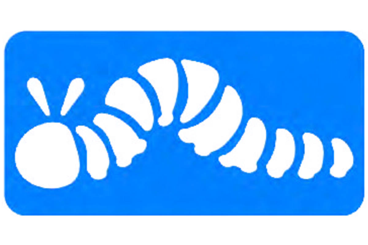 Sjablonen vlinder en vrienden, 21 x 25 cm, 6 stuks