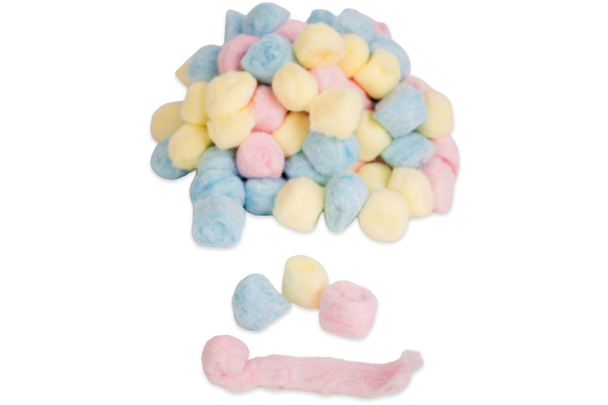 Katoenbolletjes assorti, 100 stuks